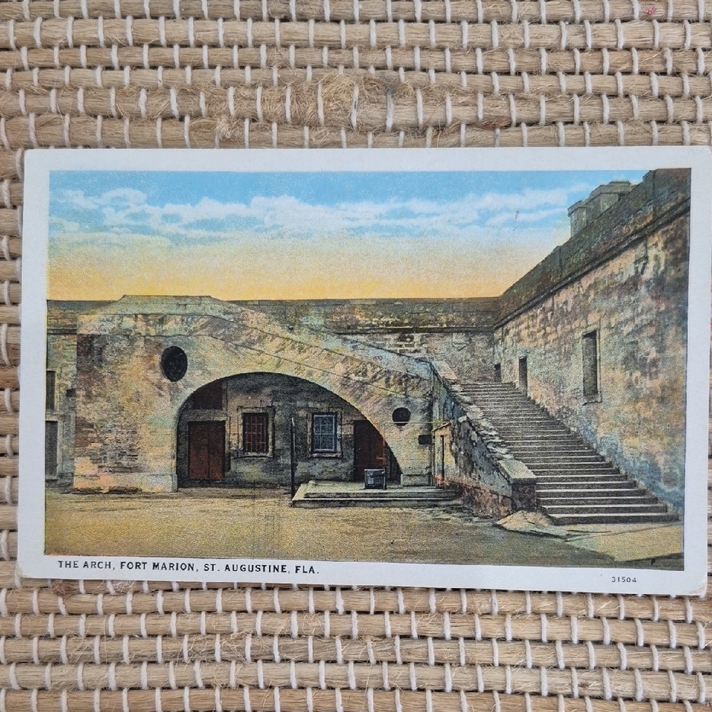 Vintage St Augustine Fl Post Card